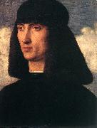 BELLINI, Giovanni Portrait of a Young Man  68lkj USA oil painting reproduction